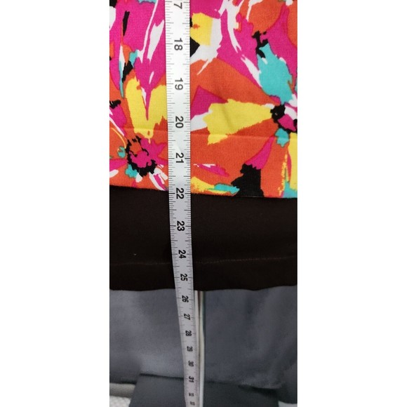 August Silk Heritage Women Cardigan Sweater XS Long Sleeve Tropical Floral NWT - Picture 5 of 12